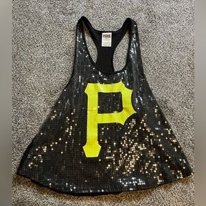 Victoria's Secret Pink MLB Pittsburgh Pirates Tank Top Size Small